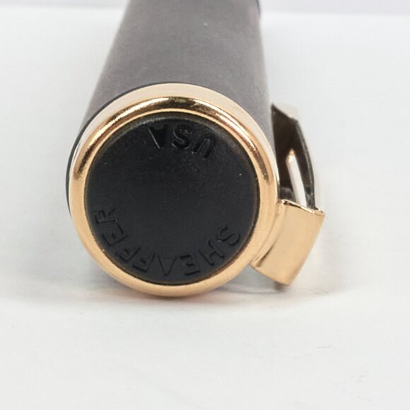 Sheaffer Award 133 BPT Ballpoint Pen / Black Matte Gold Trim / USA Made - Picture 5 of 11